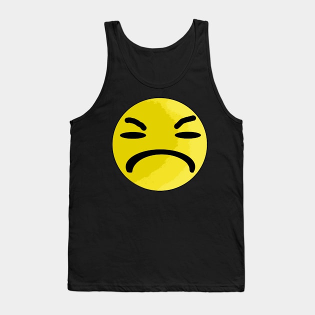 Upset face Tank Top by ManicWax